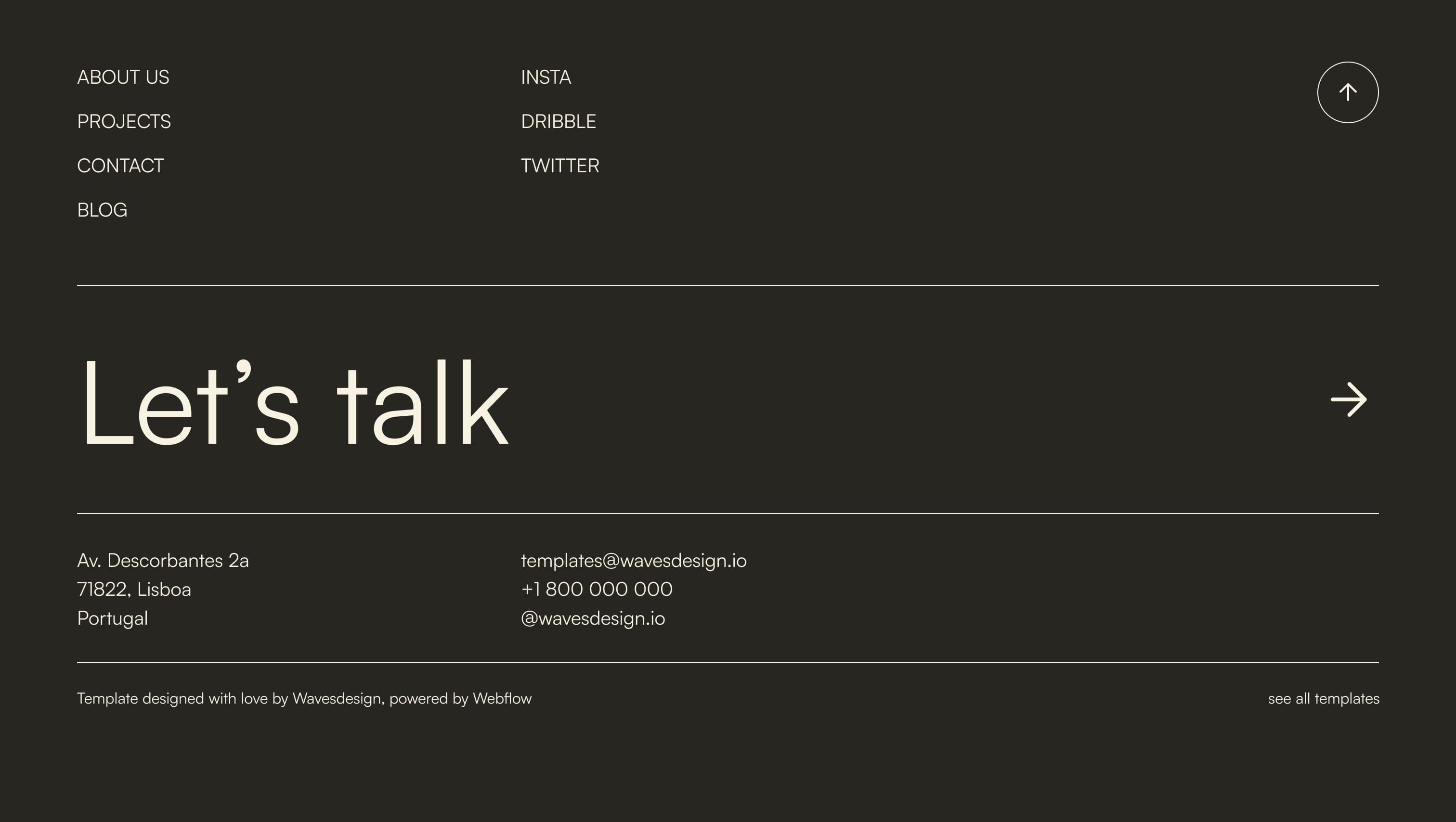 Multi-Column Footer with Links