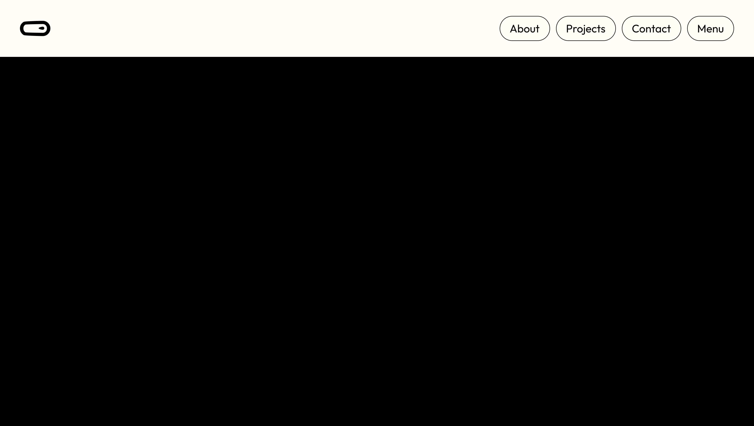 Fixed Header with Fullscreen Menu