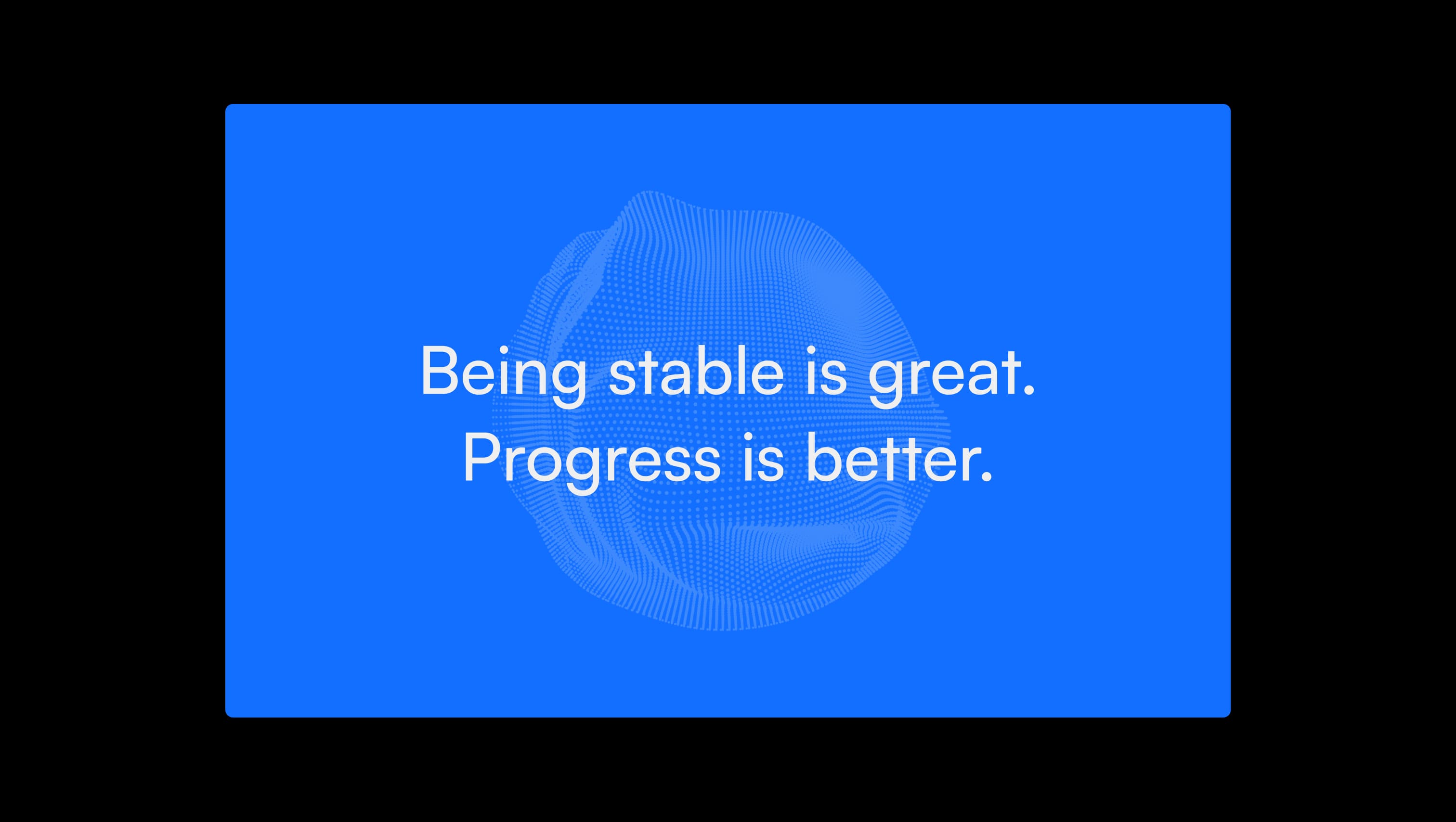 Animated Statement Hero Section