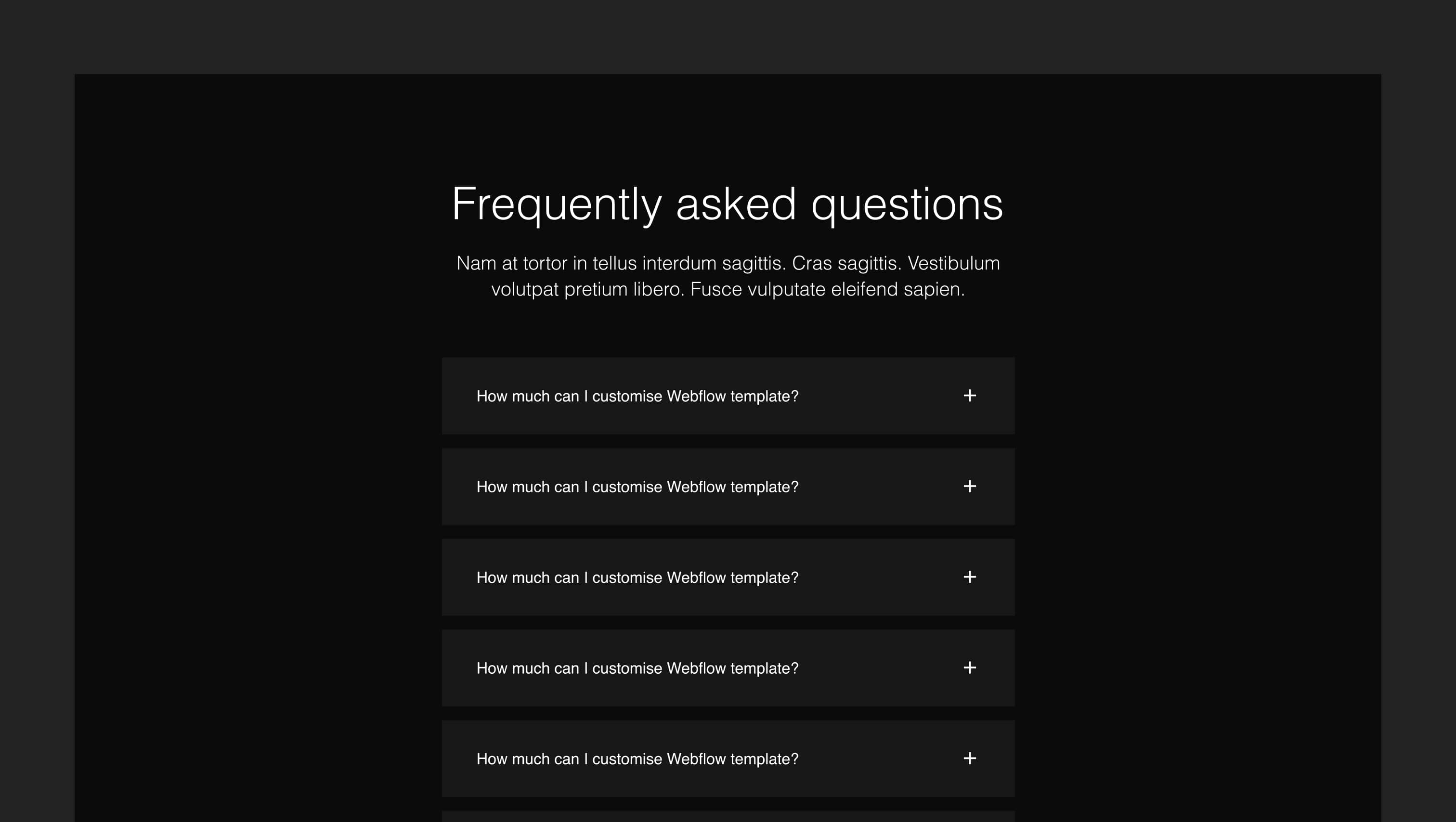 FAQ