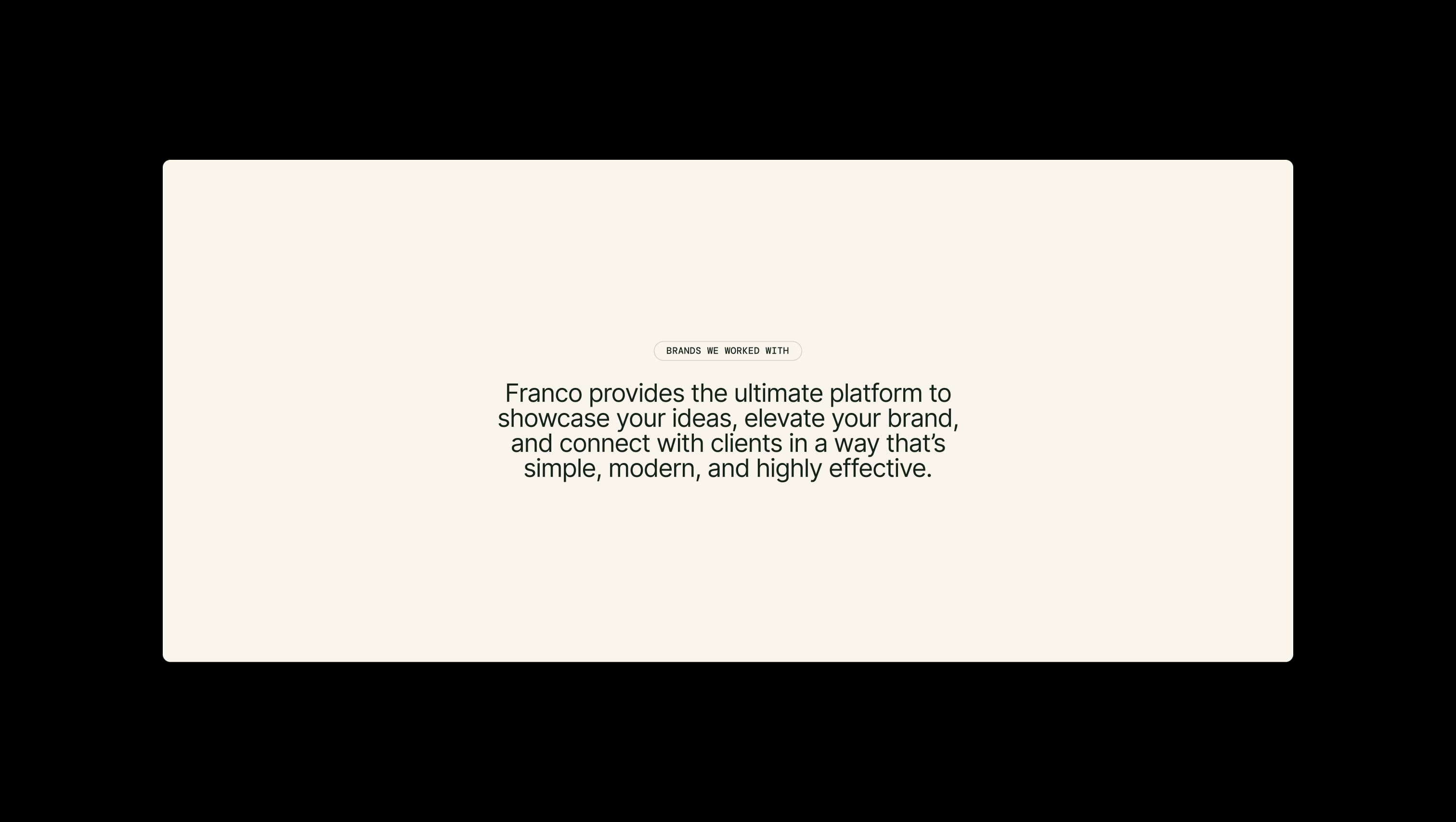 Intro text