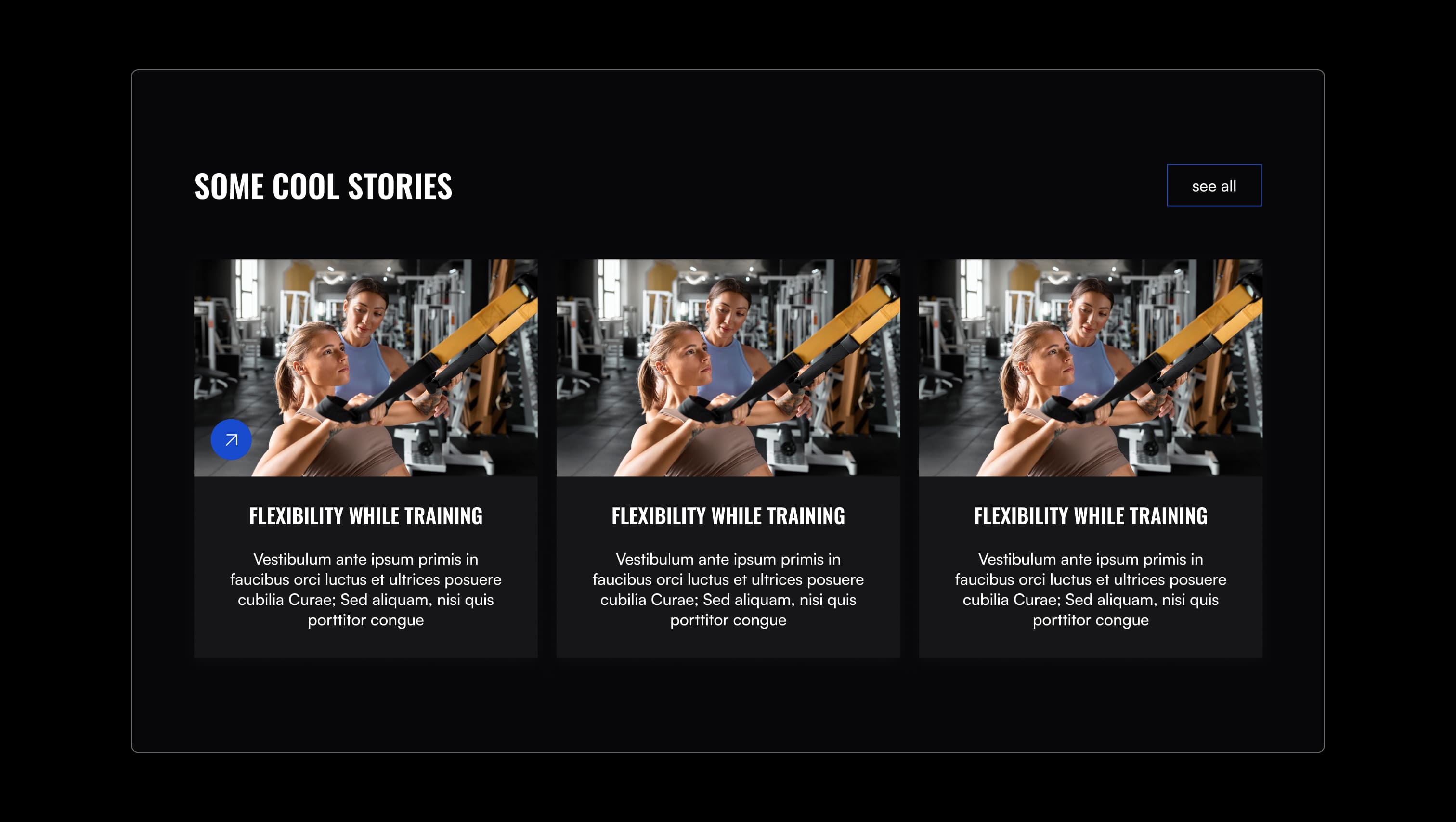 Blog Posts Grid Section