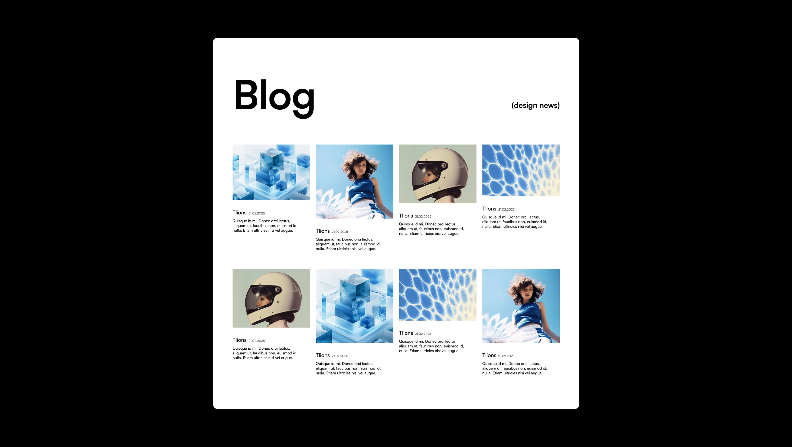 Blog Grid Layout