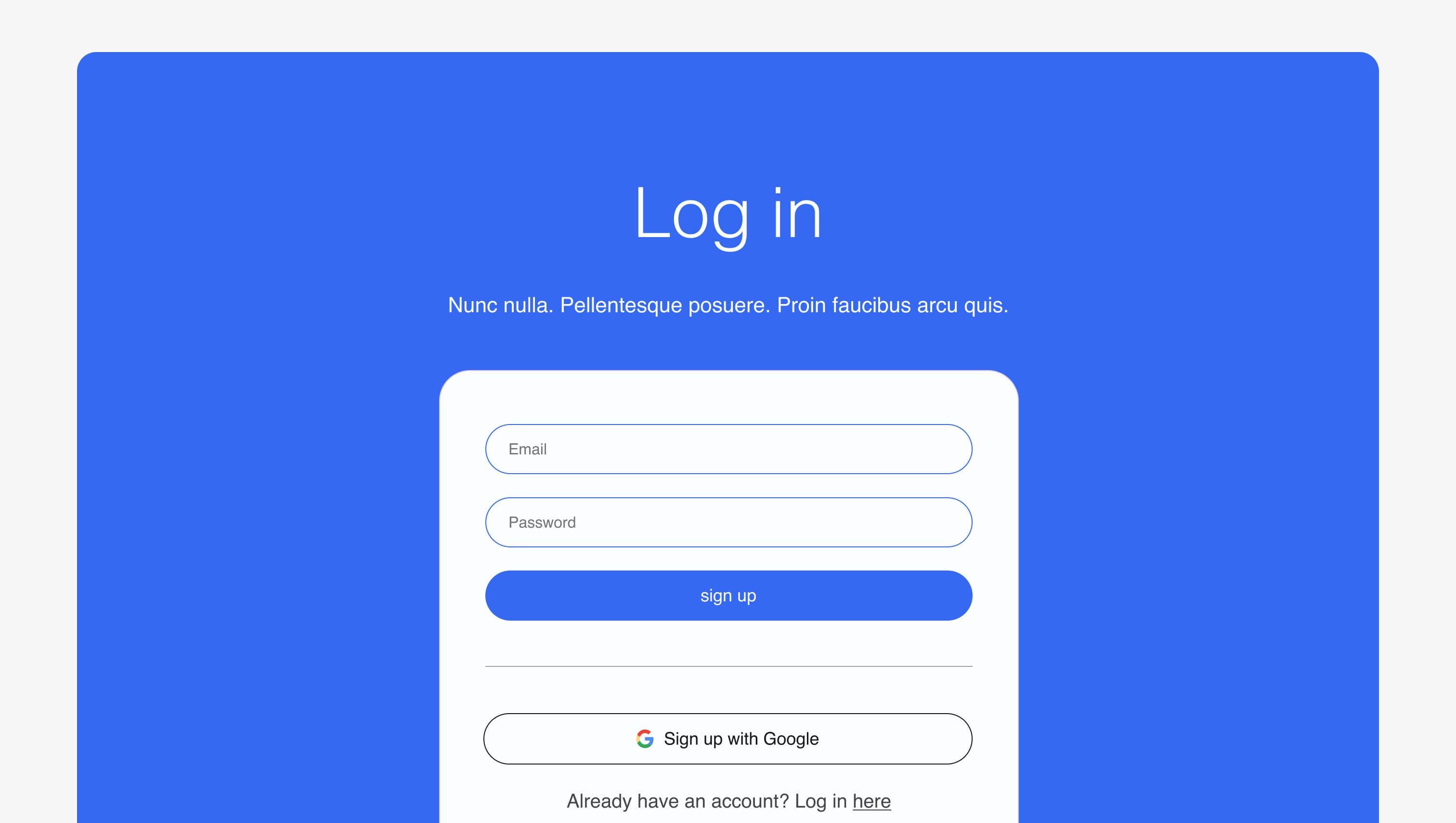 Log In