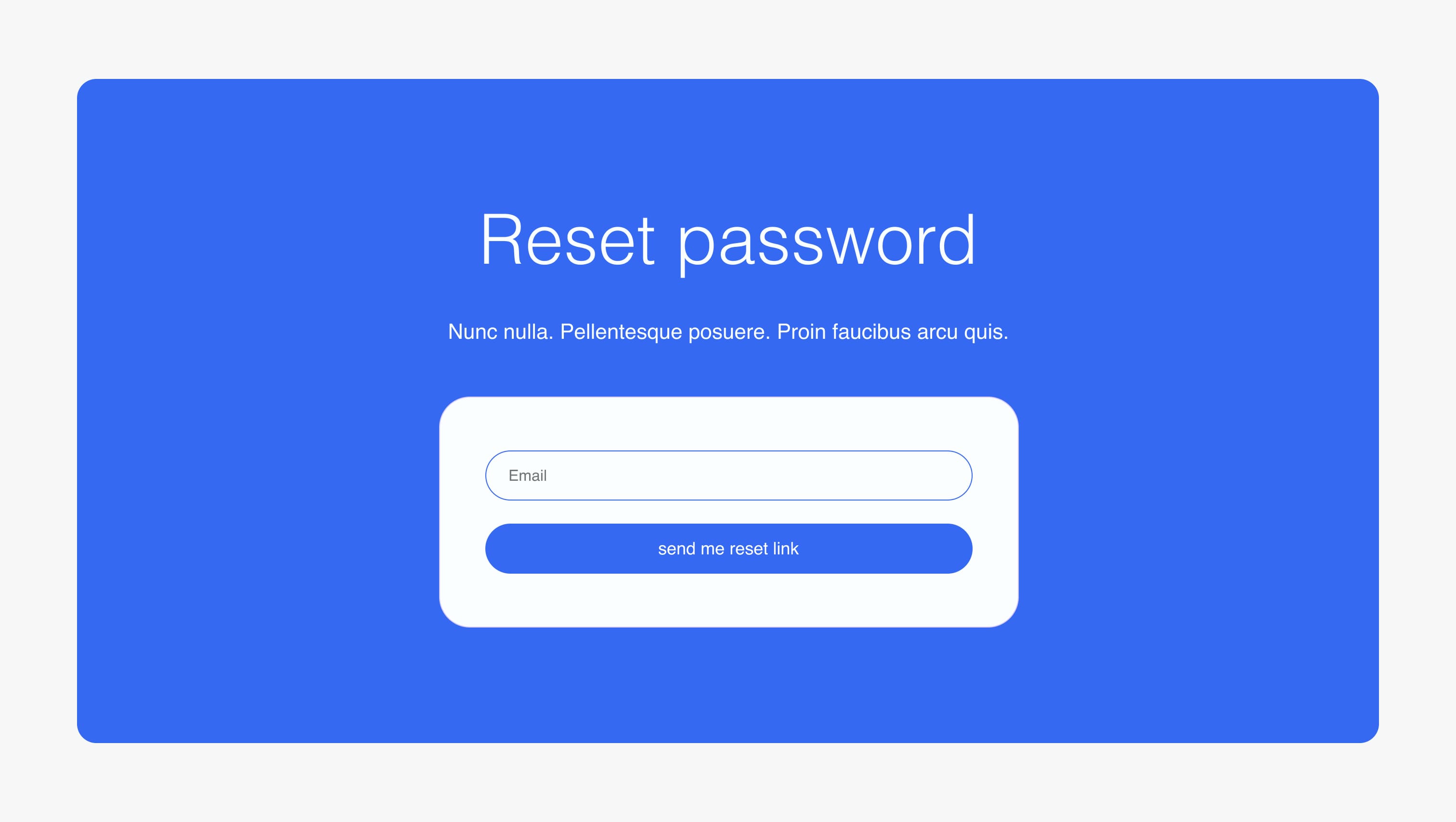 Reset Password