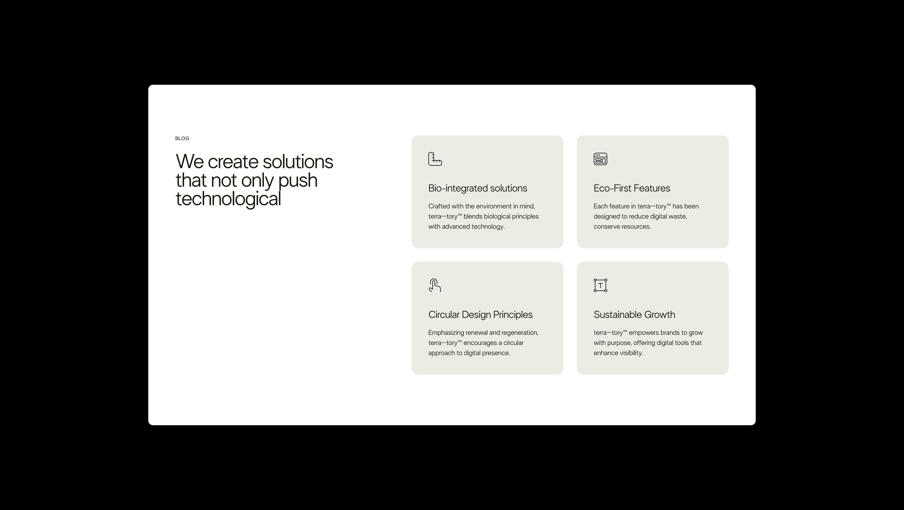 Features Grid with Icons