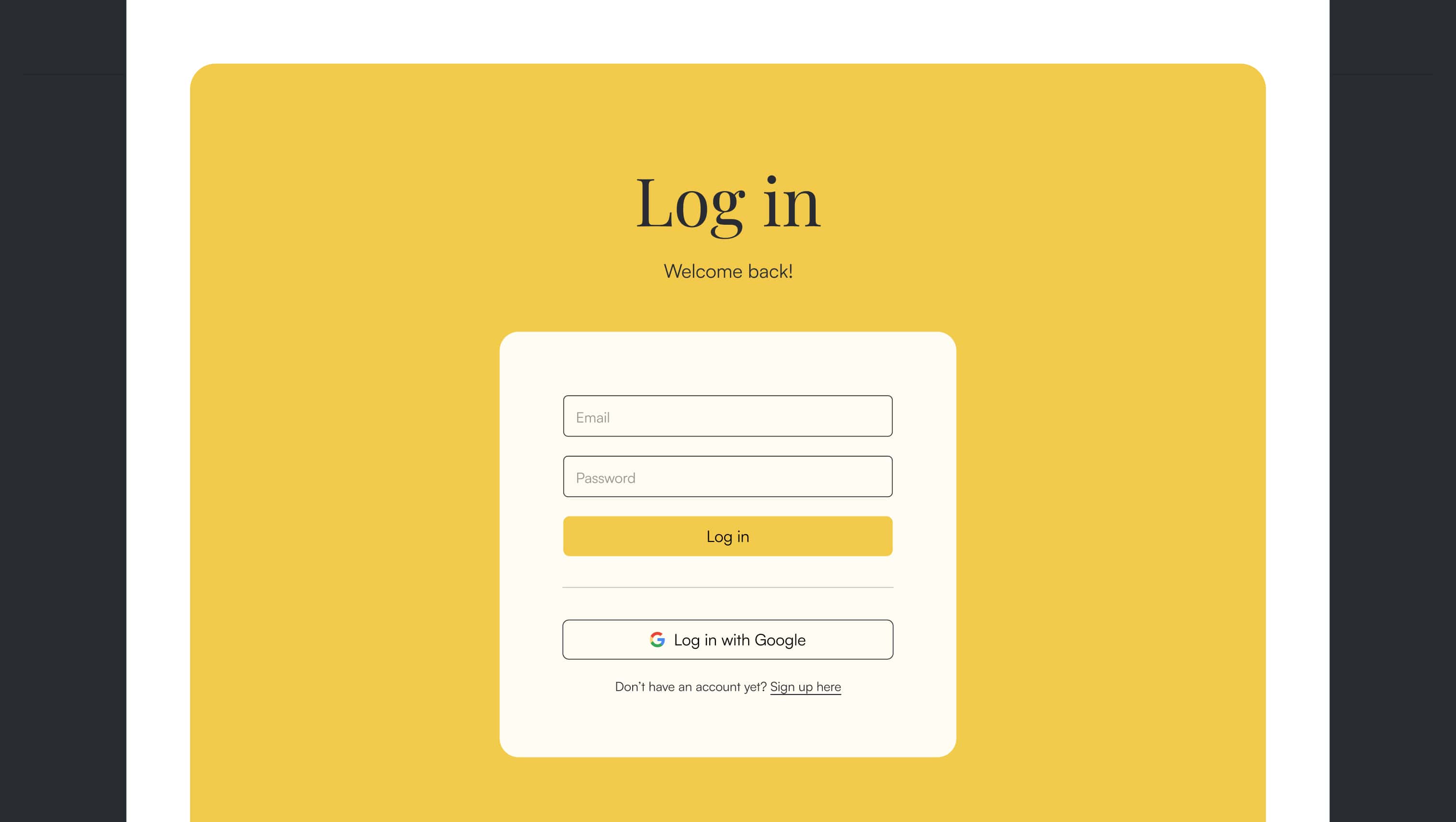 Log In