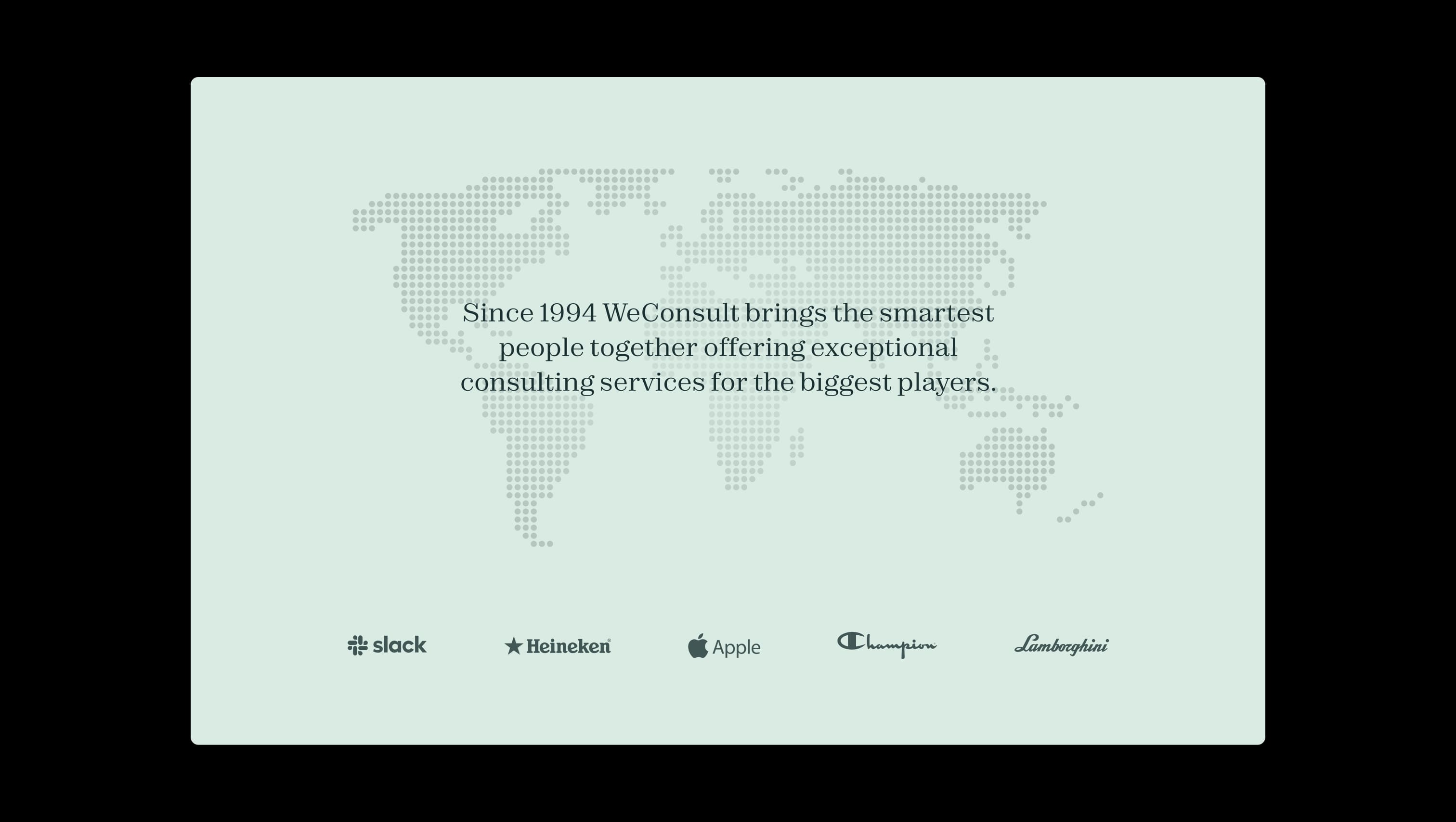 Map Background with Logo Grid