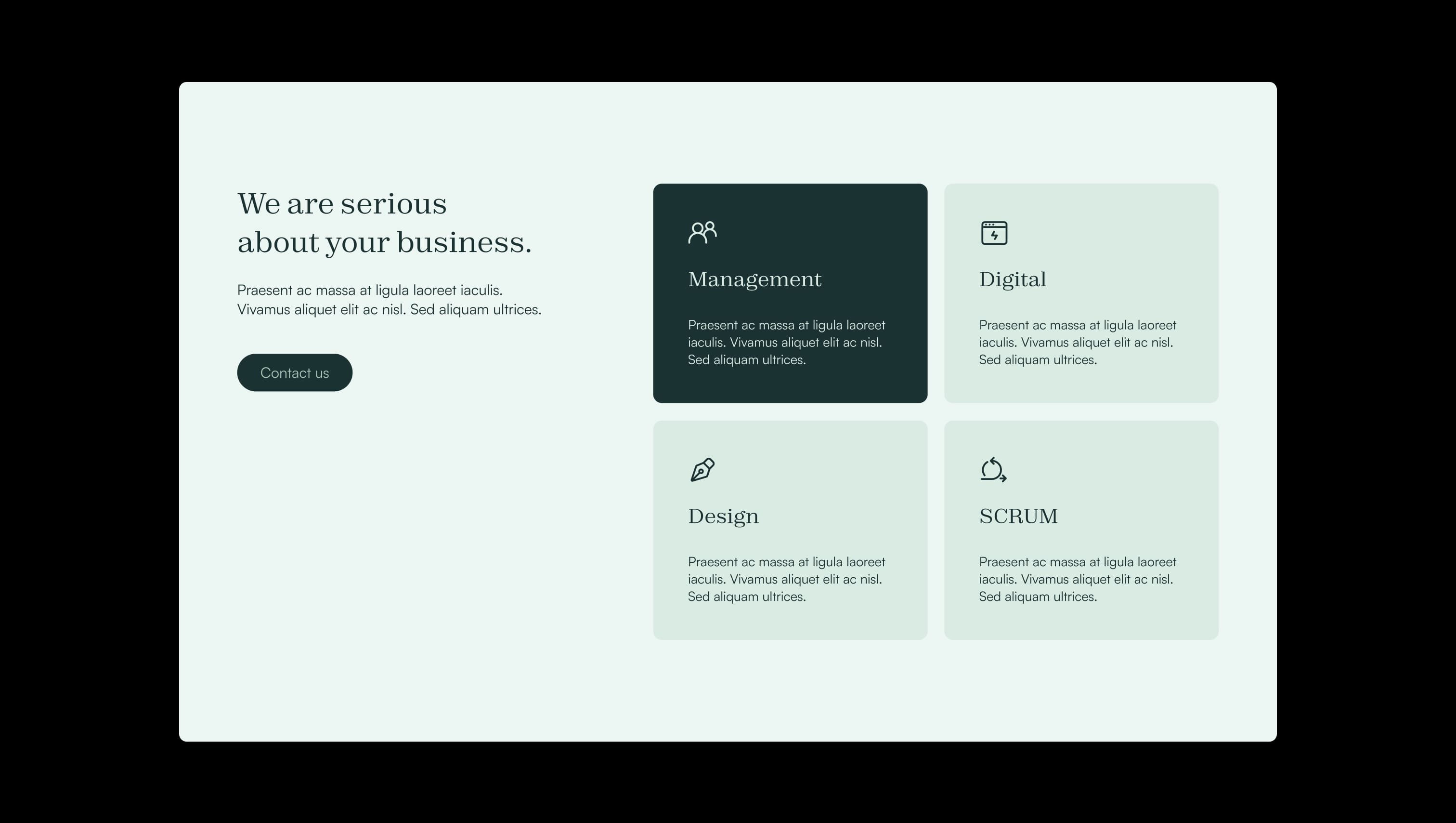Services Grid with CTA