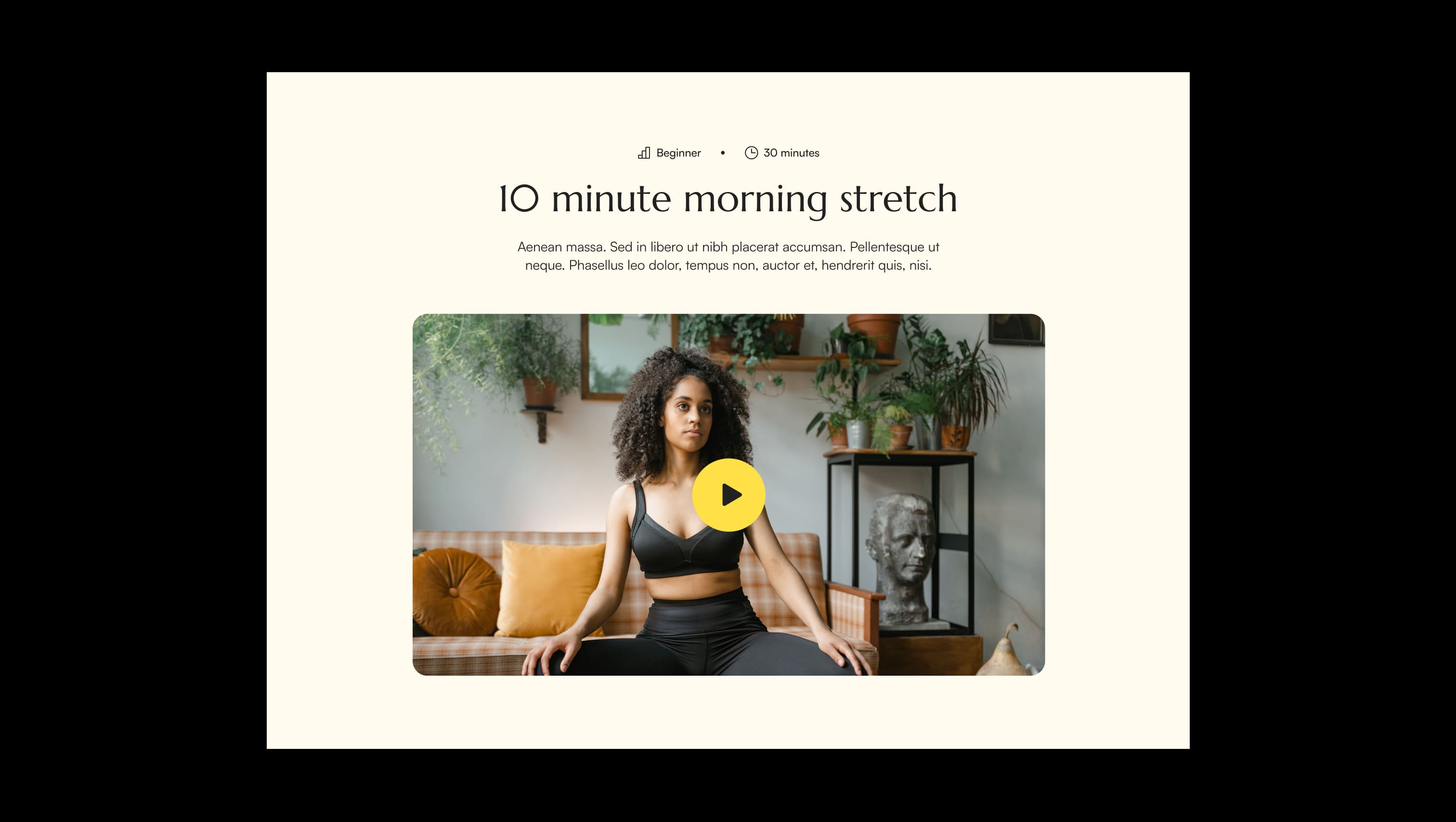 Video Hero with Details